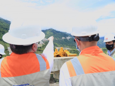 ANI INSPECCIONA OBRAS DEL PROYECTO PACÍFICO 1 EN AMAGÁ, ANTIOQUIA