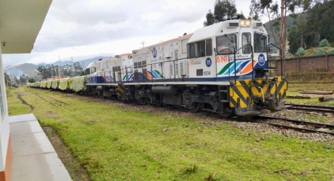 Corredor férreo Bogotá - Belencito va en un 82% en meta de movilización de carga para el 2020
