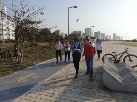 ANI y Ruta Costera firman acta para iniciar adecuaciones en el Parque Lineal de Crespo, en Cartagena