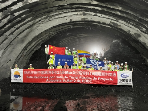 Más de 450 trabajadores le ponen el corazón a la construcción del Túnel de Fuemia que conectará el occidente antioqueño 