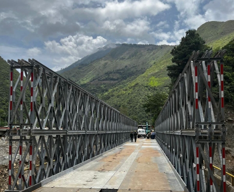 Apertura de segundo puente metálico en vía Bogotá-Villavicencio se realizará hoy 11 de agosto