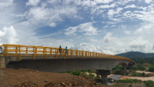 Gobierno Nacional inaugura un nuevo puente vehicular sobre el Río Pamplonita en Norte de Santander