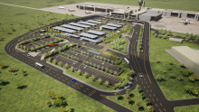 Inician obras de adecuación del nuevo parqueadero del Aeropuerto de Barranquilla