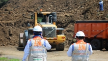 Reinician labores de remoción y búsqueda en autopista Medellín - Bogotá