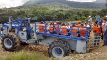 Obras río Charte