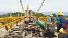 Avanzan obras de repotenciación del Puente Mariano Ospina de El Zulia