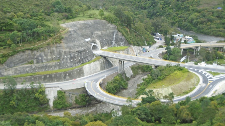 Vía Bogotá- Villavicencio