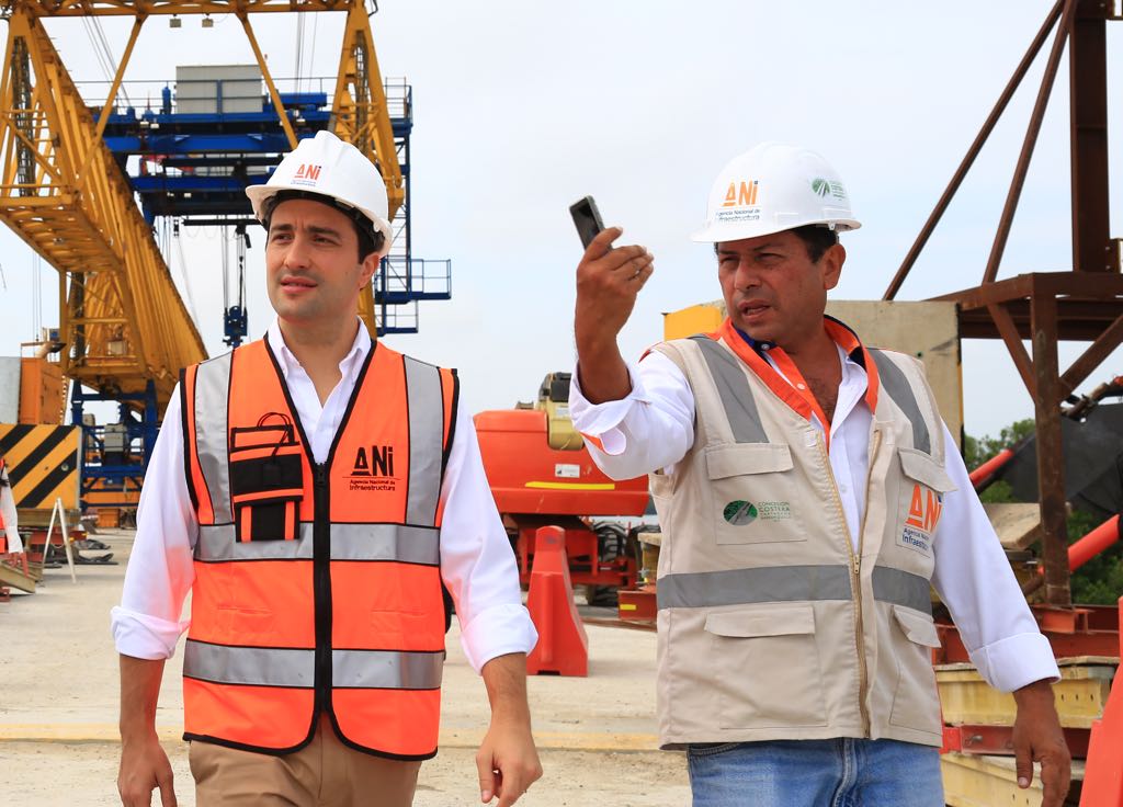 Presidente de la ANI inspecciona avance de obras del viaducto más extenso de Colombia Presidente de la ANI inspecciona avance de obras del viaducto más extenso de Colombia