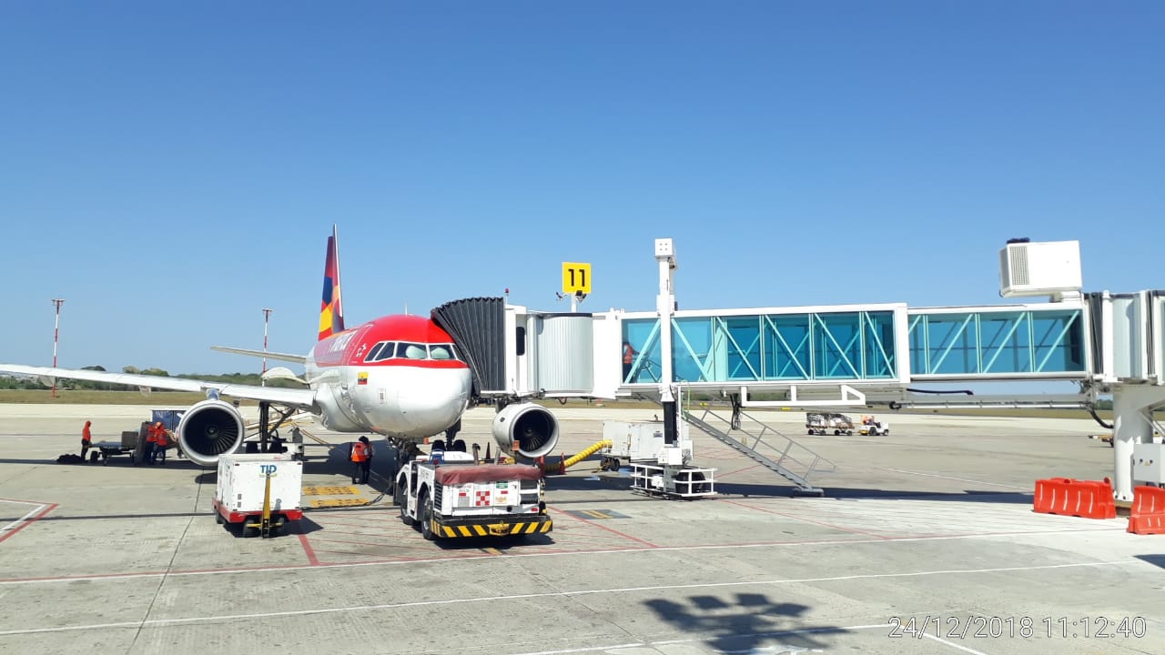 En Navidad, turistas y viajeros del  Aeropuerto Ernesto Cortissoz de Barranquilla estrenan salas y puentes de abordaje 