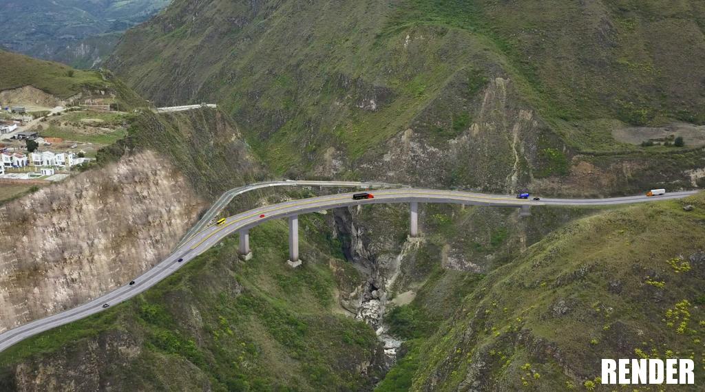 El puente Guáitara será el más largo en doble calzada que tendrá Nariño en 2020