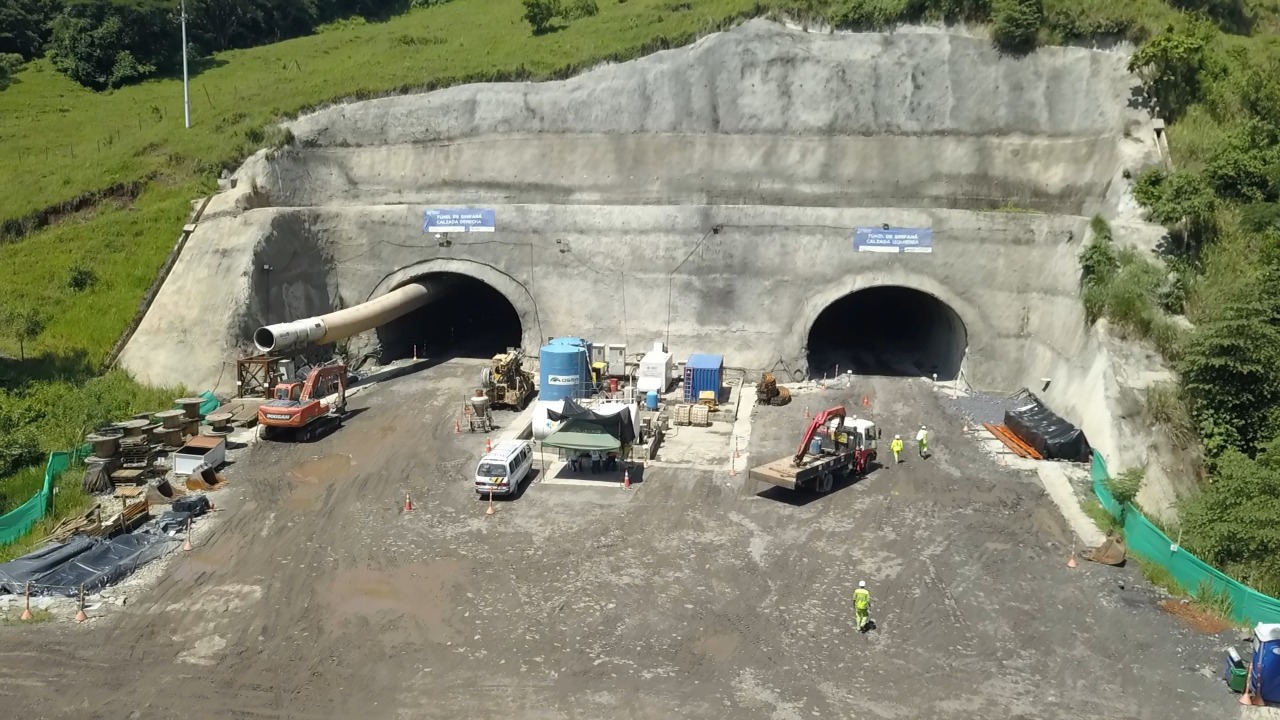 Los túneles de Sinifaná en Antioquia, terminan su fase de excavación