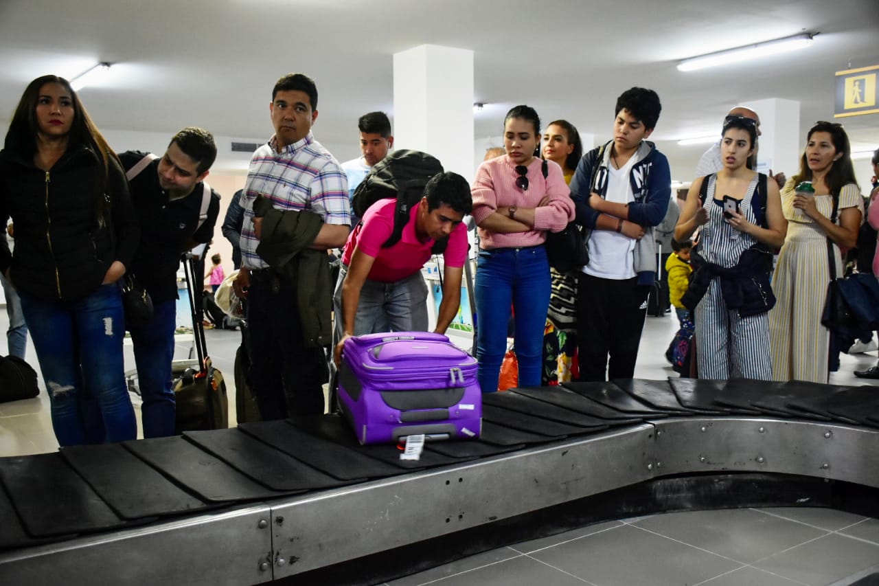 Entra en operación zona de reclamo de equipaje transitoria en Aeropuerto Ernesto Cortissoz de Barranquilla