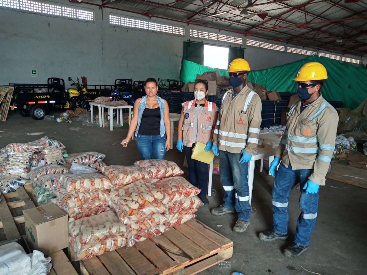 La solidaridad llega a corredores férreos con entrega de más de 14 toneladas de alimentos La solidaridad llega a corredores férreos con entrega de más de 14 toneladas de alimentos