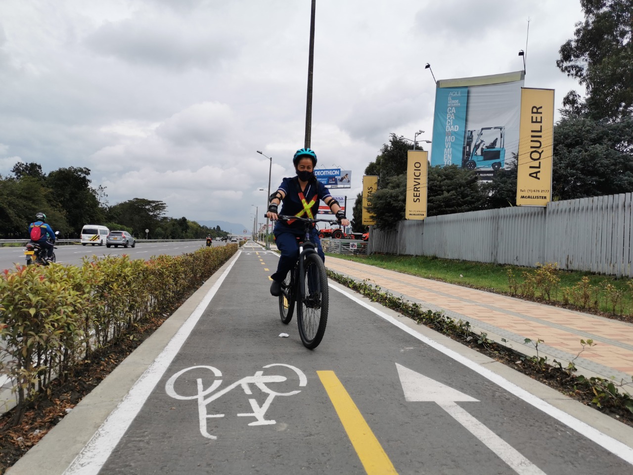 El 57% de los trabajadores del proyecto Accesos Norte a Bogotá usan la bicicleta como medio de transporte